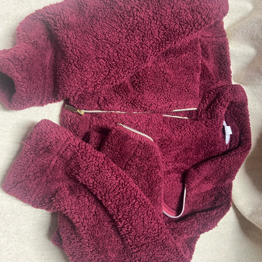 Cozy Maroon Kids Jacket